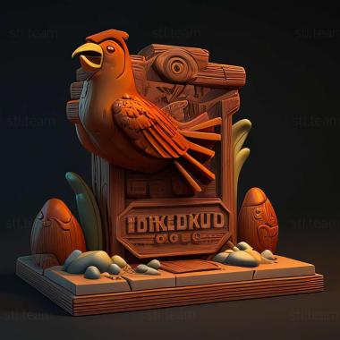 3D model Rocketbirds Hardboiled Chicken game (STL)